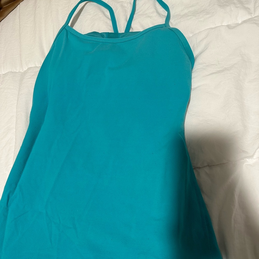 Teal lulu tank